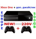 Xbox One 500Gb  + два джойстика в комплекте (220V EUR)